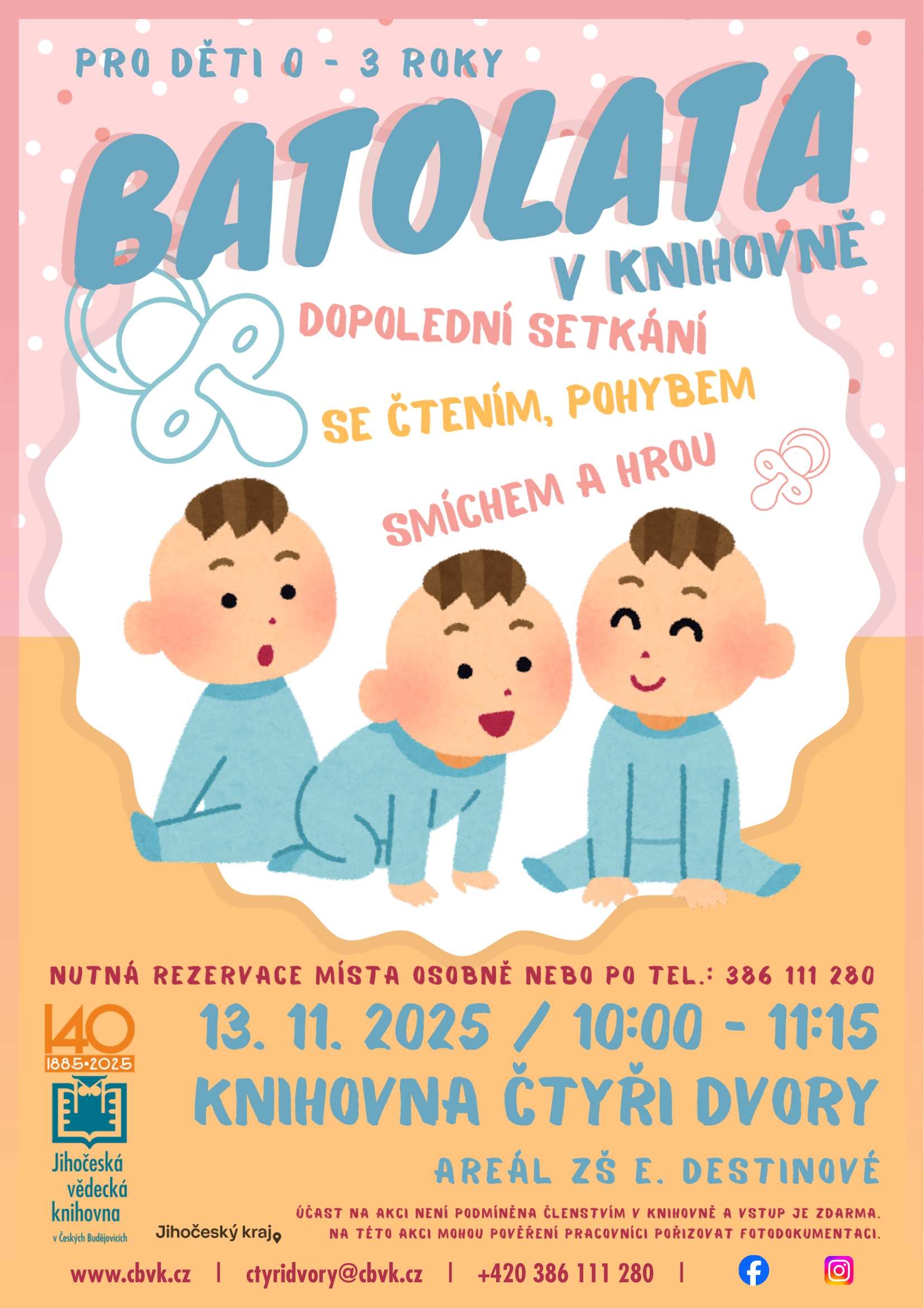 Batolata v knihovně Čtyři Dvory