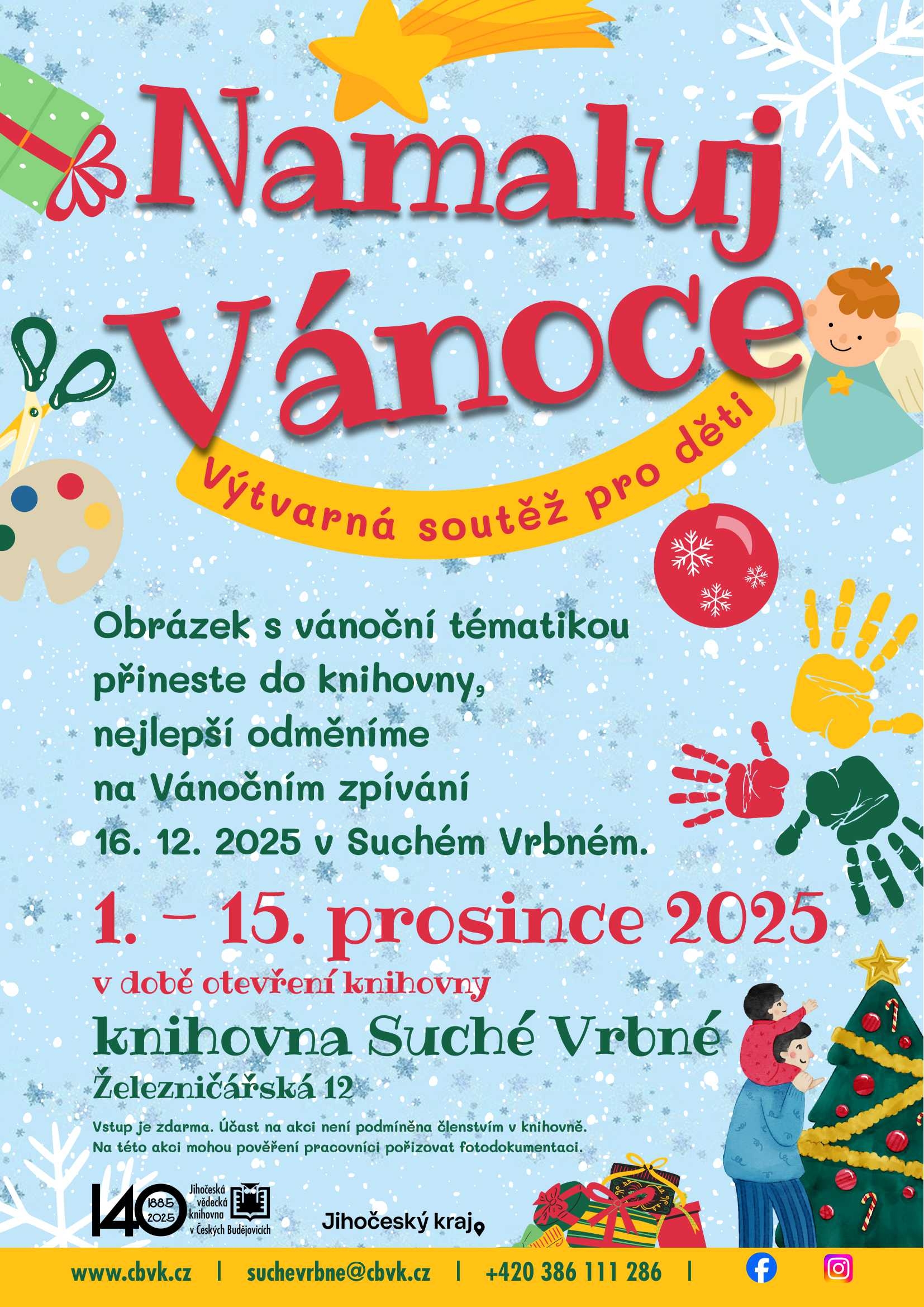 Namaluj Vánoce / Výtvarná soutěž pro děti.