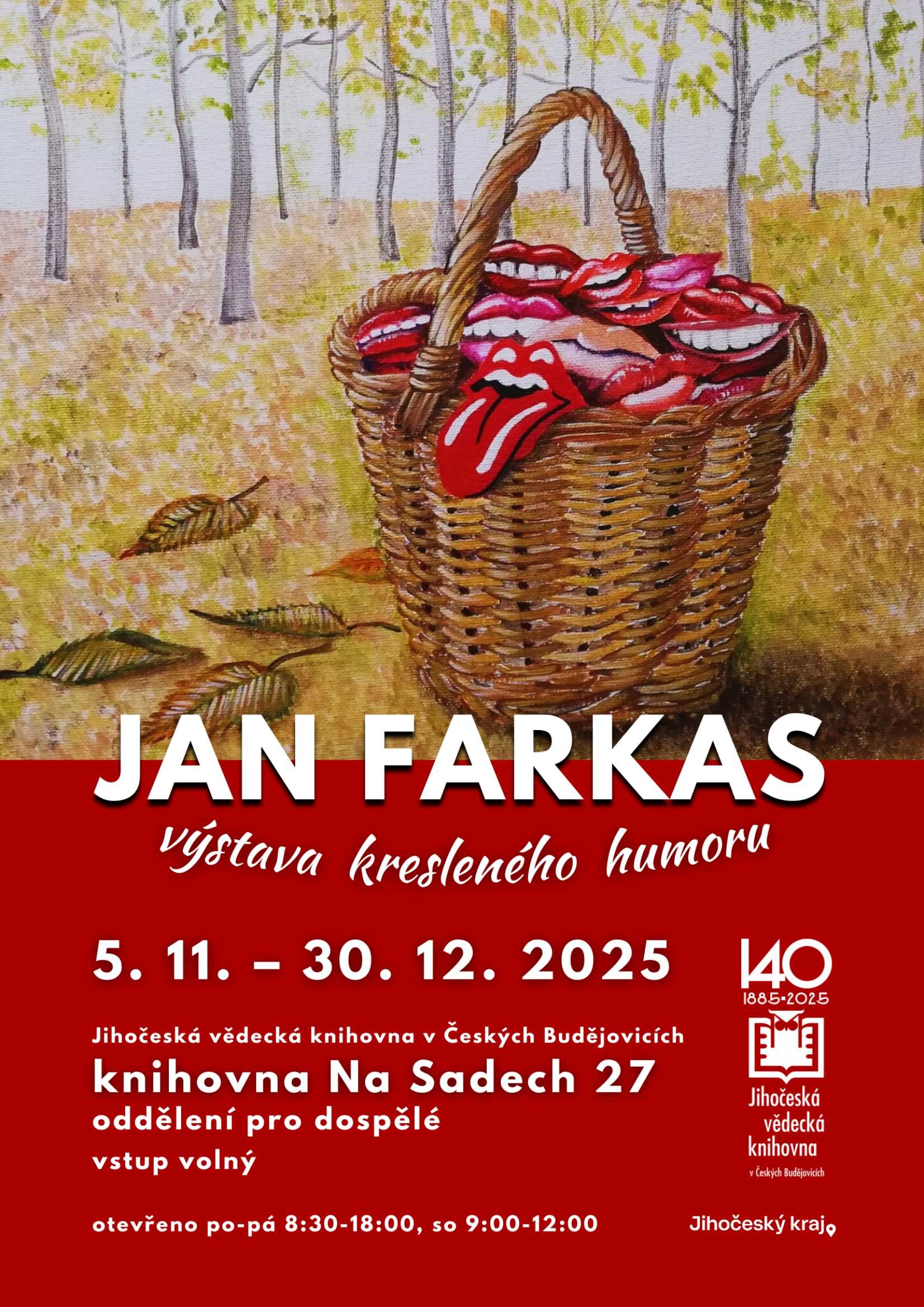 Jan Farkas - výstava kresleného humoru