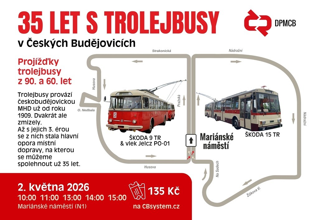 35 let s trolejbusy v ČB: Škoda 15Tr