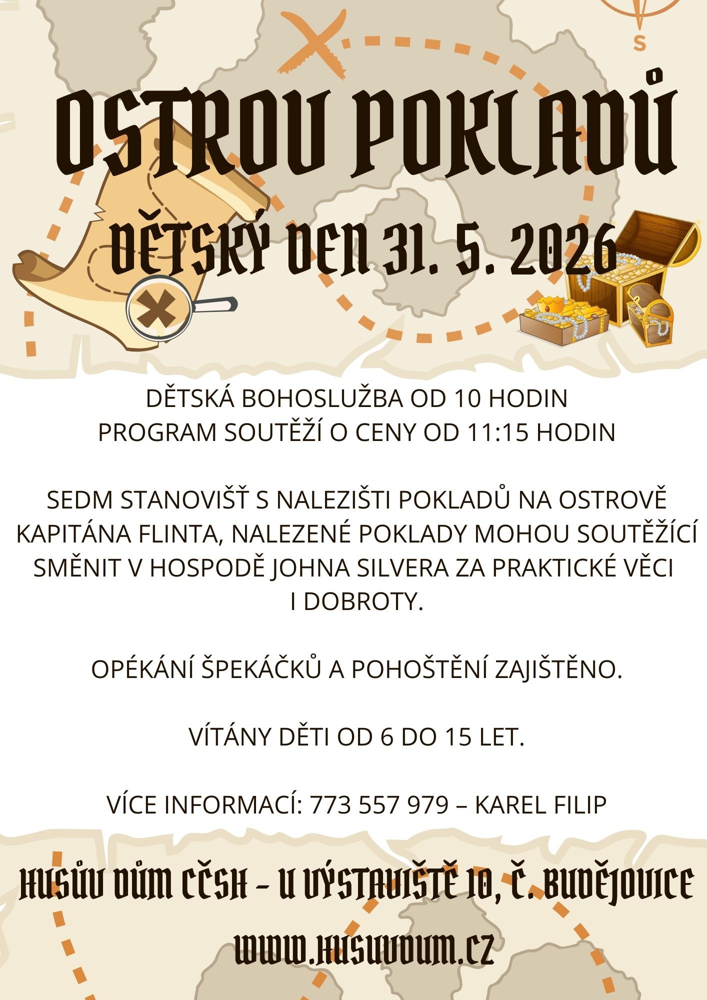 DĚTSKÝ DEN - OSTROV POKLADŮ