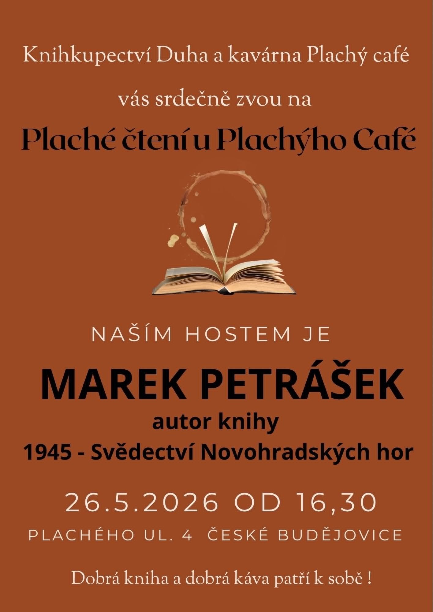 PLACHÉ ČTENÍ U PLACHÝHO CAFÉ