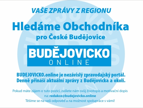 Hledáme Obchodníka pro České Budějovice