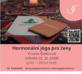 HORMONÁLNÍ JÓGA s YVONOU  (sobotní seminář)