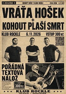 Vráťa Hošek + Kohout Plaší Smrt v Českých Budějovicích