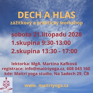 Dech a hlas: praktický a zážitkový workshop