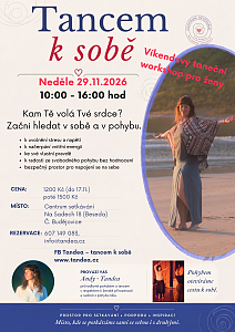 TANCEM k SOBĚ – nedělní taneční workshop pro ženy