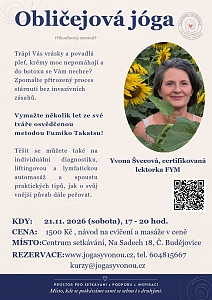OBLIČEJOVÁ JÓGA s YVONOU (sobota)