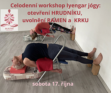 Otevření hrudníku, uvolnění ramen a krku: workshop Iyengar jógy