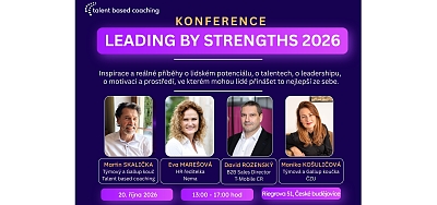 Konference o talentech, tvůrčím potenciálu, motivaci a leadershipu.