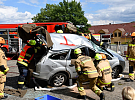 Krajská soutěž ve vyprošťování - soutěžili profesionálové, dobrovolní i tým ze Slovenska