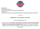 Pozvánka na členskou schůzi spolku HC České Budějovice