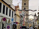 Uzavírka ulice u Černé věže